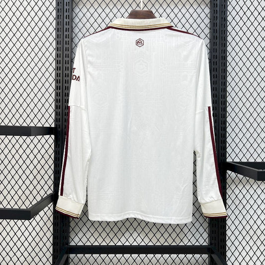 Camisola Manga Comprida ARS 2025-26 Alternativa Branca Versão Adepto