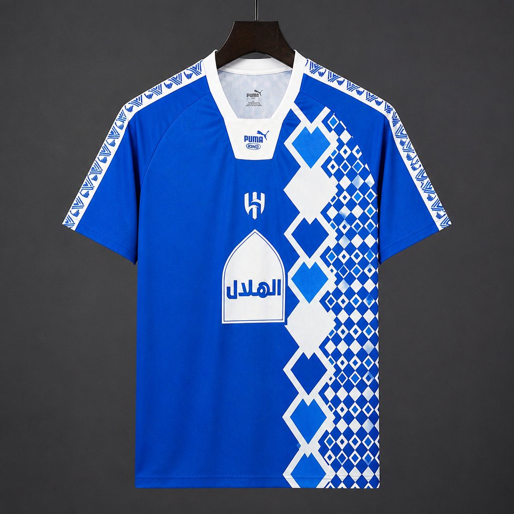 Camisola Al-Hilal SFC 2026-27 Edição 70º Aniversário Versão Adepto