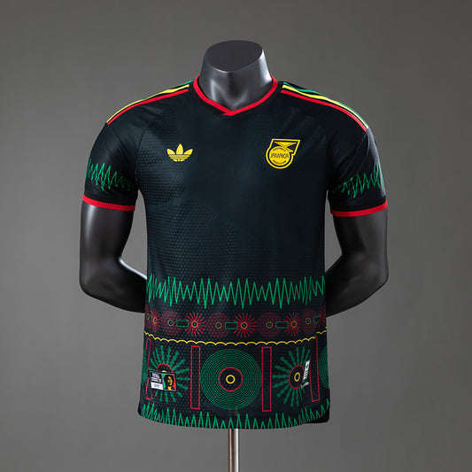 Camisola Jamaica 2026 Alternativa Preta Versão Jogador