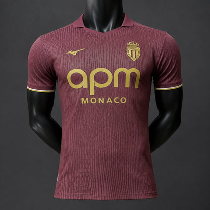 Camisola AS Monaco 2026-27 Alternativa Vermelha Versão Jogador