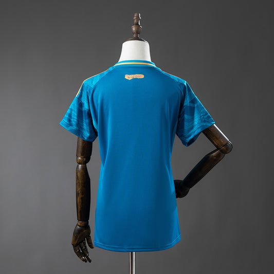 Camisola Cruzeiro EC 2025-26 Alternativa Azul Lisa Versão Mulher