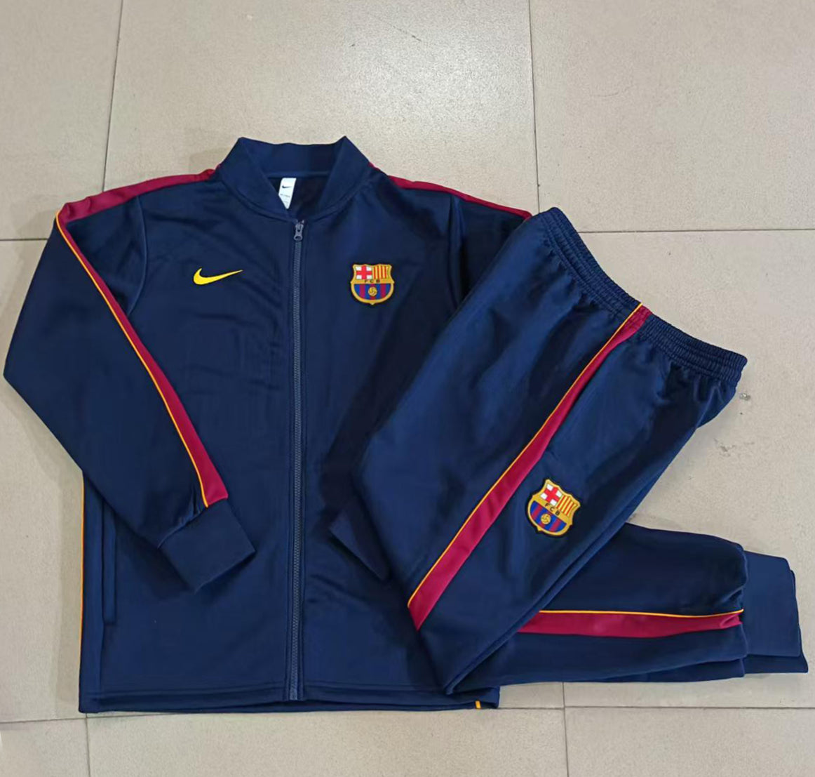 Fato de Treino FC Barcelona 2026-27 - Casaco sem Capuz