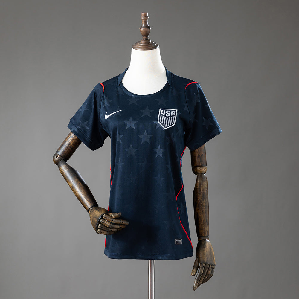 Camisola USA 2026 Alternativa Azul Versão Mulher