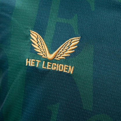 Camisola Feyenoord 2025-26 Alternativa Verde Versão Adepto