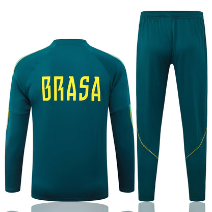 Fato de Treino Brasil 2026 - Camisola com Fecho
