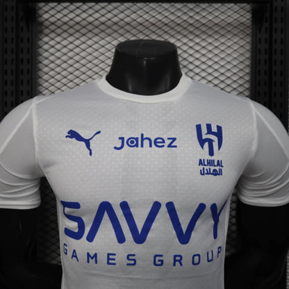 Camisola Al-Hilal SFC 2025-26 Alternativa Branca Versão Jogador