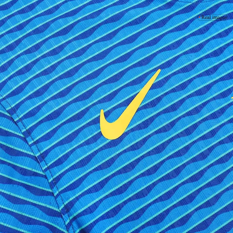 Camisola Brasil 2024 Alternativa Azul Versão Adepto