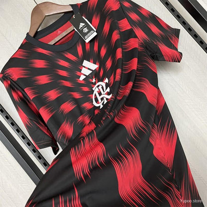 Camisola CR Flamengo 2025-26 Pre-Match Versão Adepto