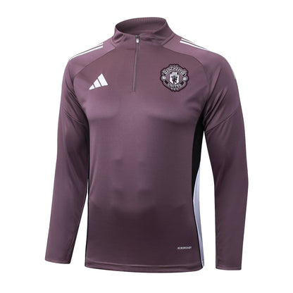 Fato de Treino M-United 2025-26 - Camisola com Fecho