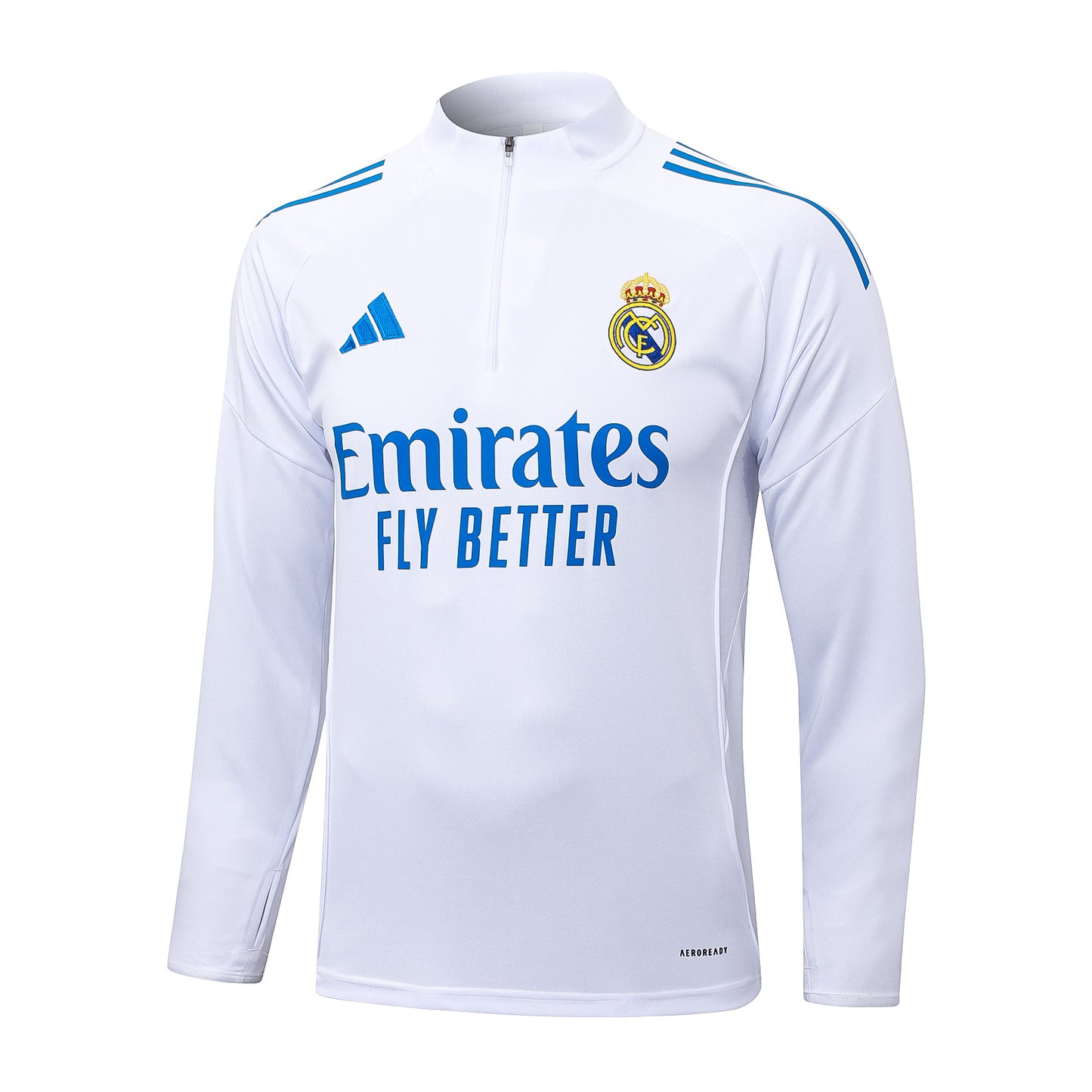 Fato de Treino Real Madrid CF 2025-26 - Camisola com Fecho