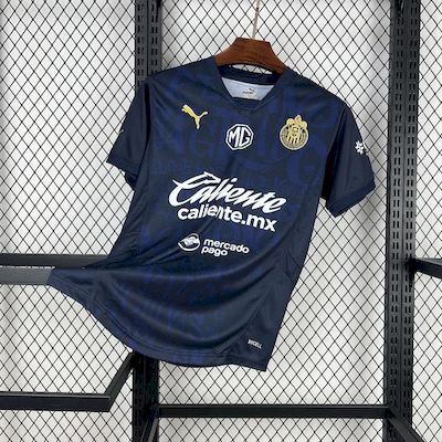 Camisola CD Chivas 2025-26 Alternativa Azul Versão Adepto