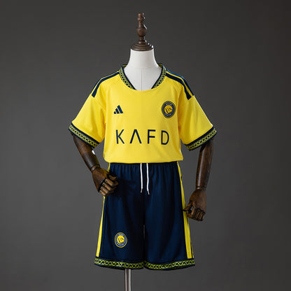 Kit Criança Al-Nassr FC 2026-27 Principal Anterior