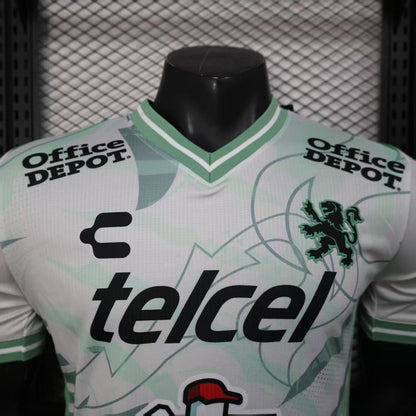 Camisola Club Leon 2025-26 Alternativa Branca Versão Jogador