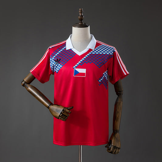 Camisola Checoslováquia 1990 Principal Versão Adepto