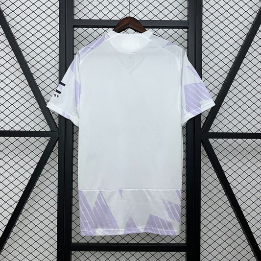 Camisola M-United 2025-26 Alternativa Branca Versão Adepto