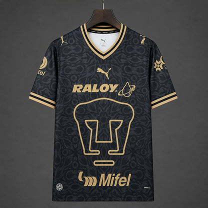 Camisola UNAM Pumas 2026-27 Alternativa Preta Versão Adepto