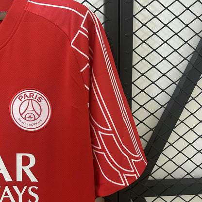 Camisola FC Paris Saint-Germain 2024-25 Alternativa Vermelha Versão Adepto