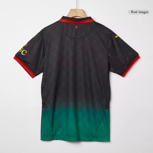 Camisola Ac Milan 2024-25 Alternativa Preta/Verde Versão Adepto