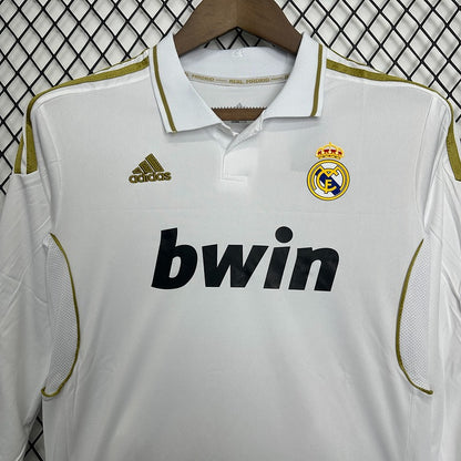 Kit Criança Manga Comprida Real Madrid CF 2011-12 Principal