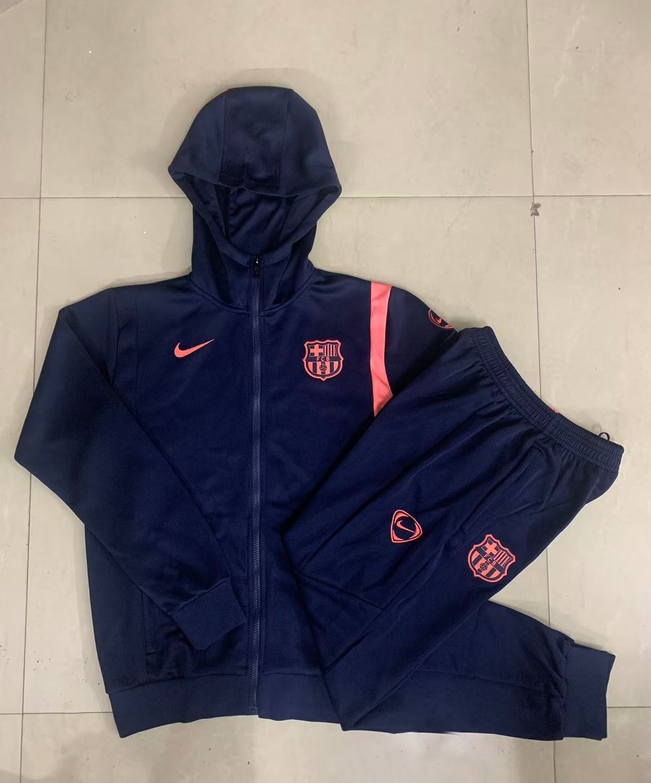 Fato de Treino FC Barcelona 2024-25 - Casaco com Capuz