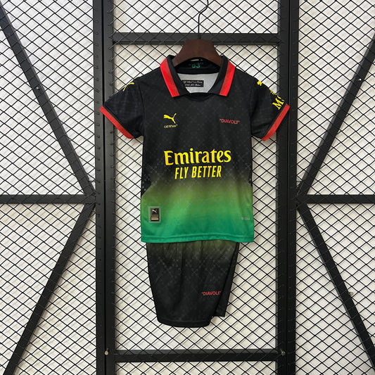 Kit Criança AC Milan 2024-25 Alternativo