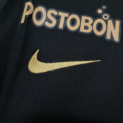 Camisola Atletico Nacional 2025-26 Alternativa Preta Versão Adepto