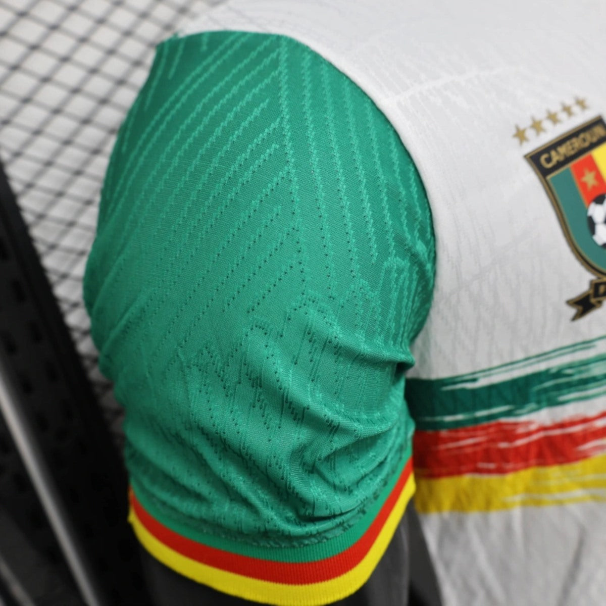 Camisola Camarões 2025 Alternativa Branca Versão Jogador