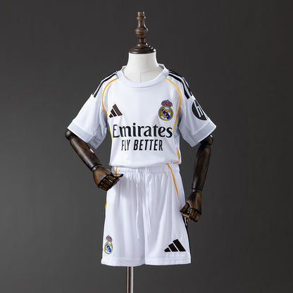 Kit Criança Real Madrid CF 2025-26 Principal (Entrega Imediata)