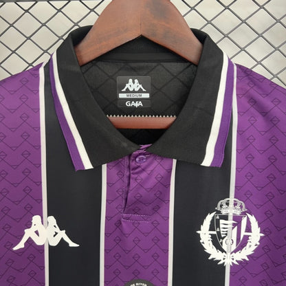 Camisola Real Valladolid CF 2025-26 Alternativa Preta Versão Adepto