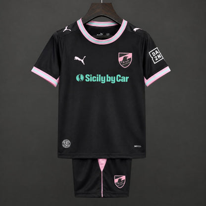 Kit Criança Palermo FC 2026-27 Alternativo Preto