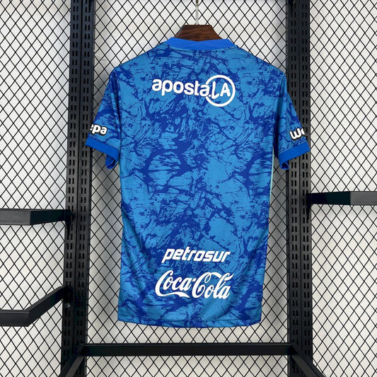 Camisola Olimpia Asuncion 2025-26 Alternativa Azul Versão Adepto