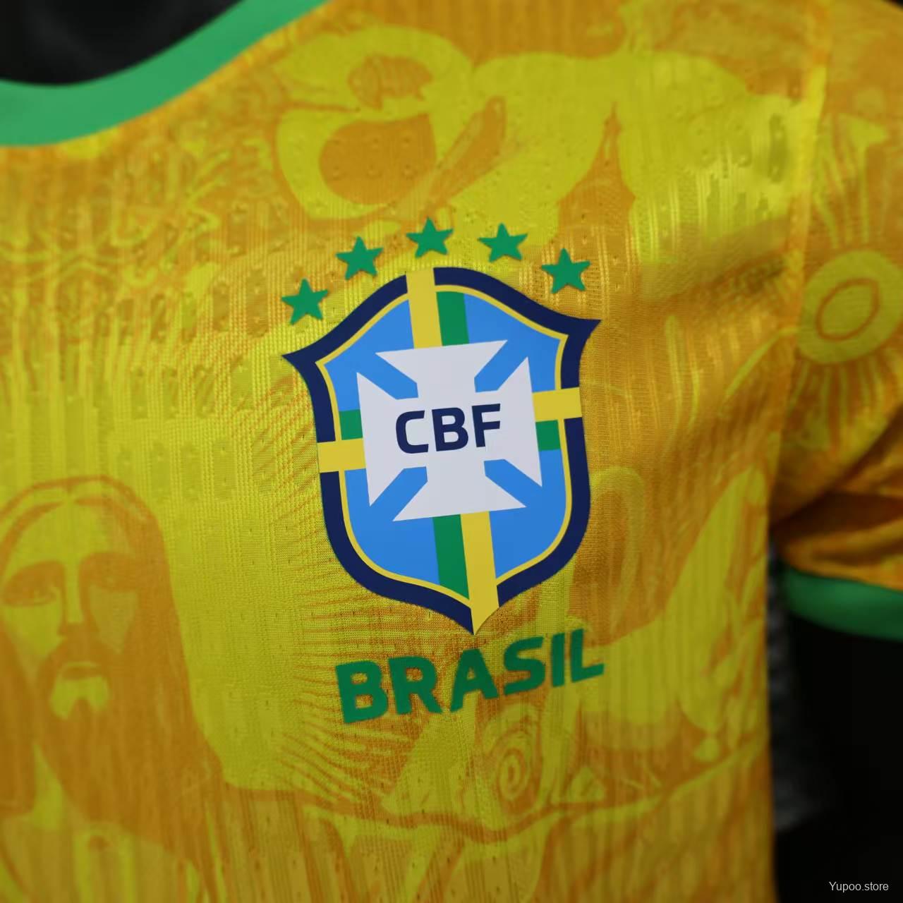 Camisola Brasil 2024 Edição Especial Versão Jogador