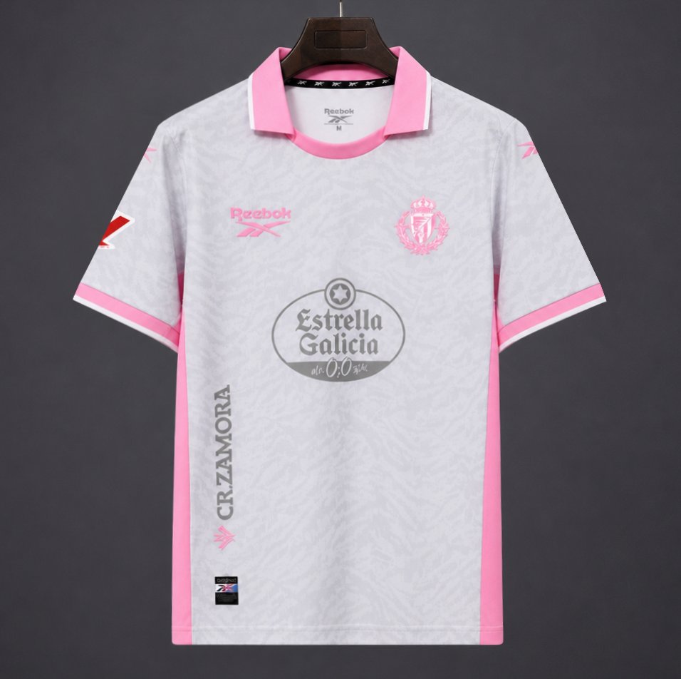 Camisola Real Valladolid CF 2026-27 Alternativa Rosa Versão Adepto
