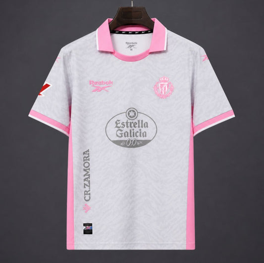 Camisola Real Valladolid CF 2026-27 Alternativa Rosa Versão Adepto