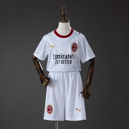 Kit Criança AC Milan 2026-27 Alternativo Branco