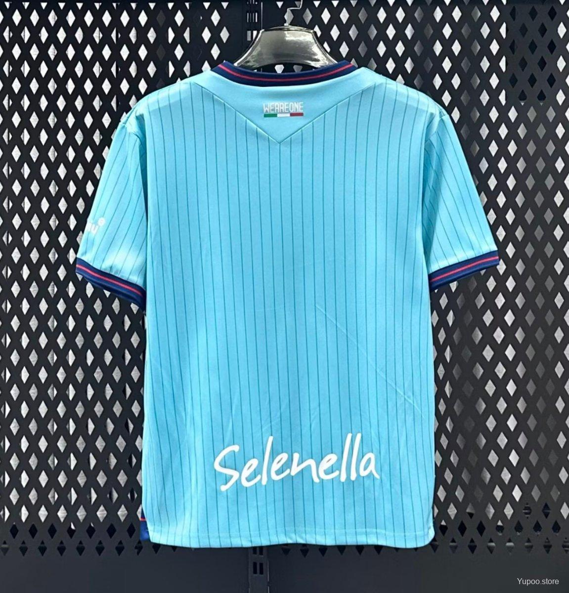 Camisola Bologna 2025-26 Alternativa Azul Versão Adepto