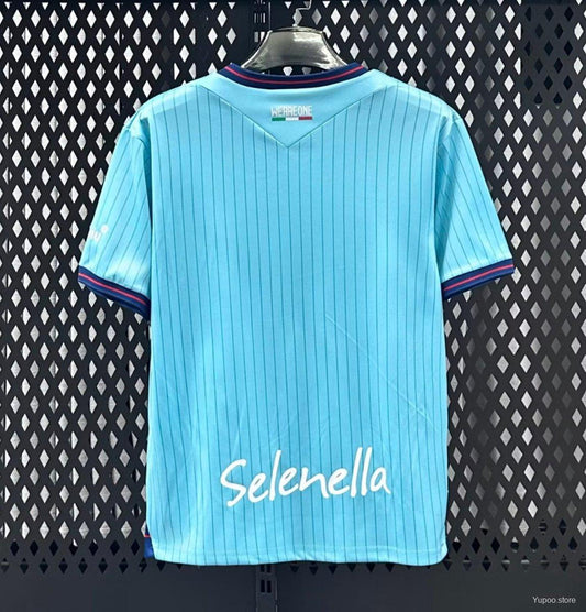 Camisola Bologna 2025-26 Alternativa Azul Versão Adepto