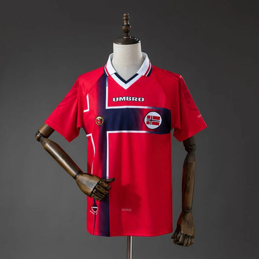 Camisola Noruega 1997 Principal Versão Adepto