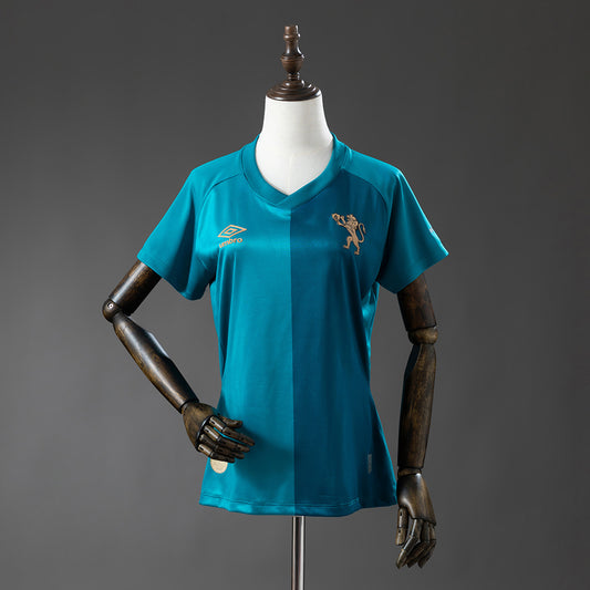Camisola SC Recife 2025-26 Alternativa Azul Lisa Versão Mulher