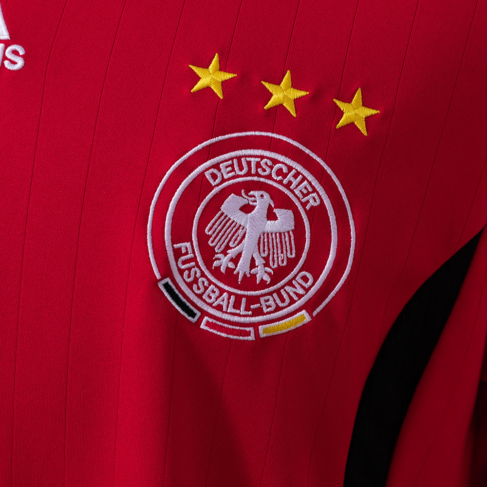 Camisola Alemanha 2006 Alternativa Vermelha Versão Adepto