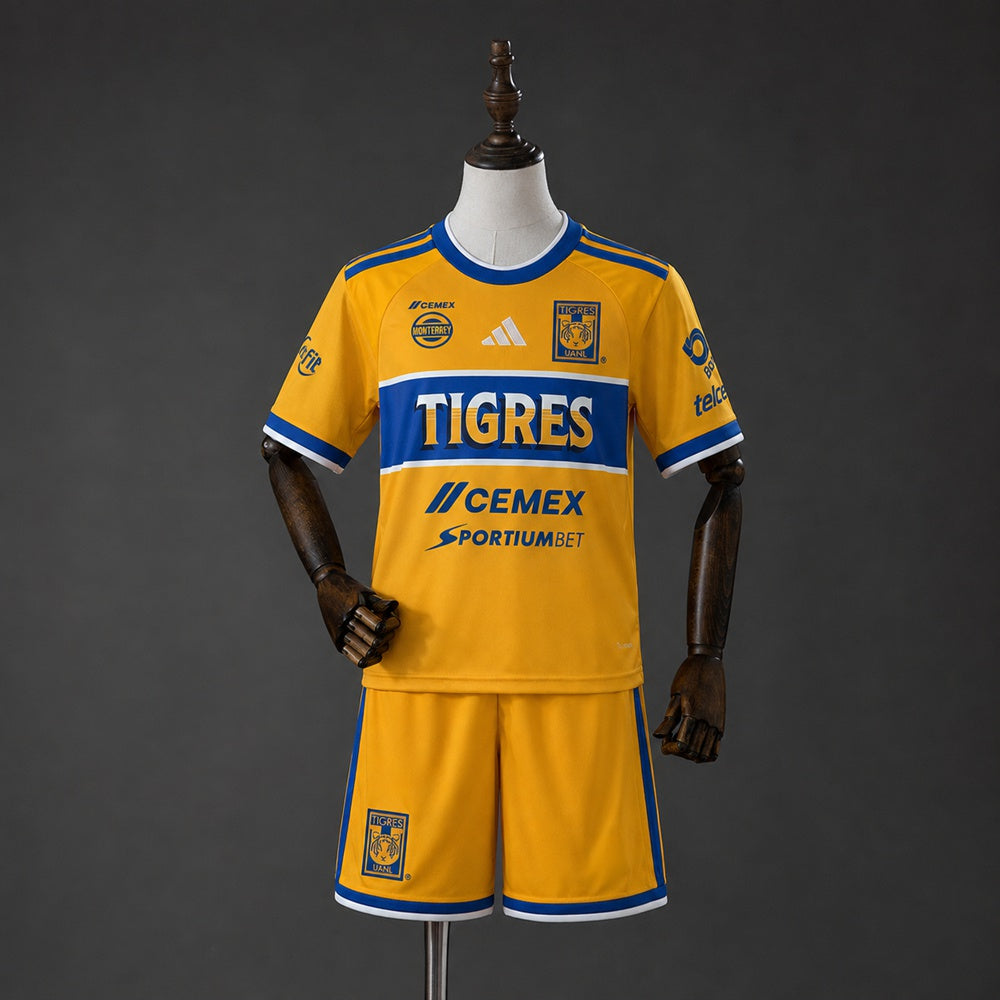 Kit Criança Tigres UANL 2026-27 Principal