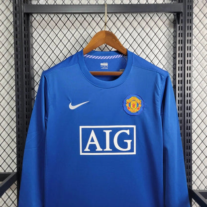 Camisola Manga Comprida M-United 2008-09 Alternativa