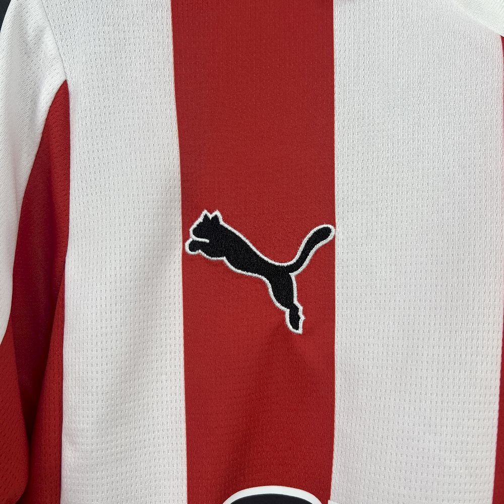 Camisola Real Sporting de Gijón 2025-26 Principal Versão Adepto