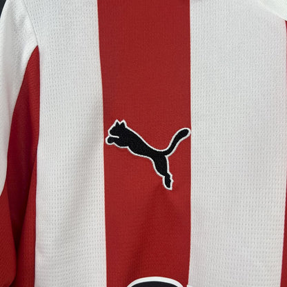 Camisola Real Sporting de Gijón 2025-26 Principal Versão Adepto