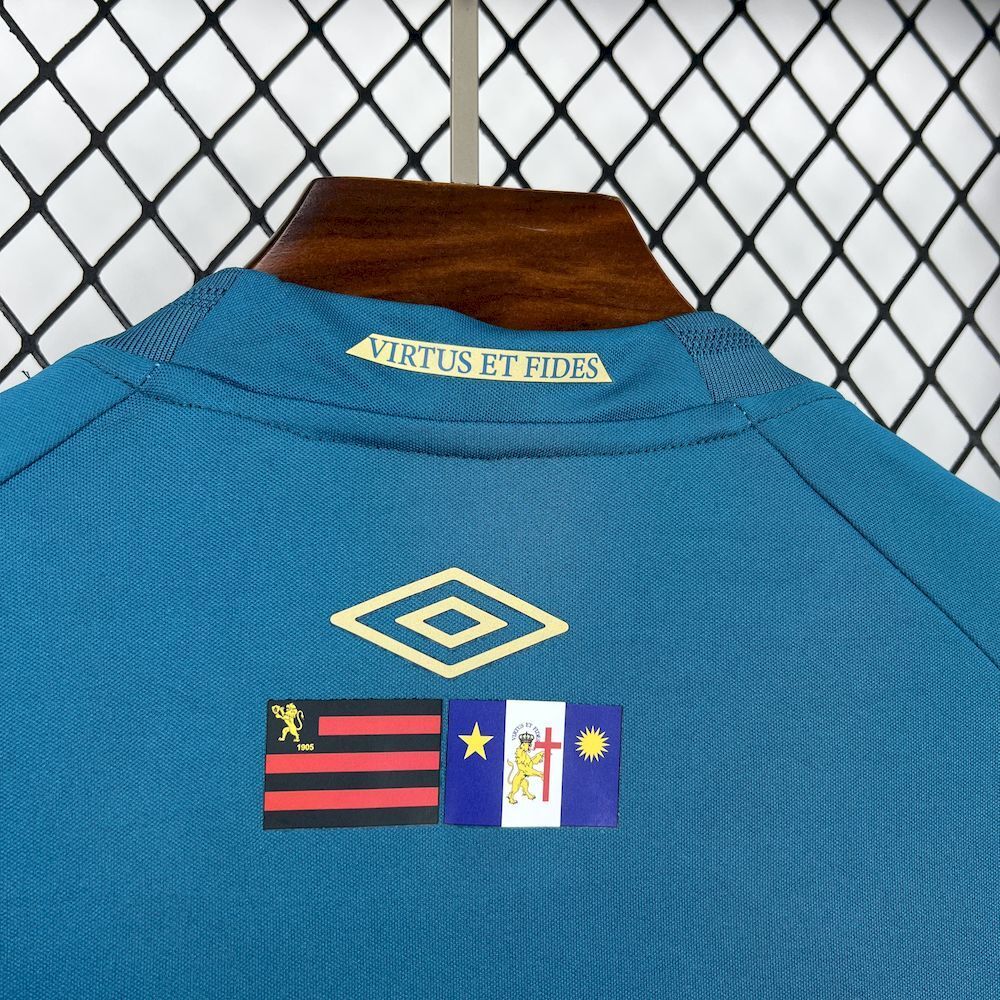 Camisola SC Recife 2025-26 Alternativa Azul Lisa Versão Adepto