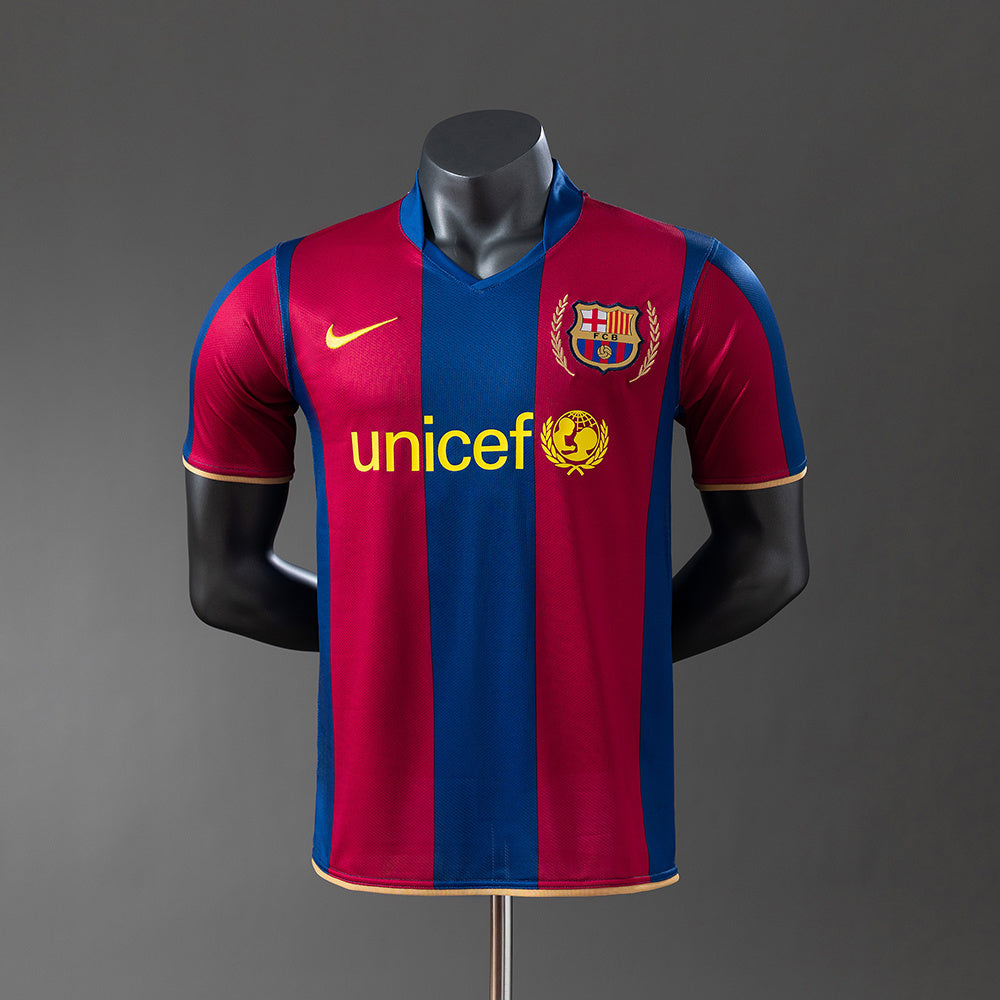 Camisola FC Barcelona 2007-08 Principal Versão Jogador