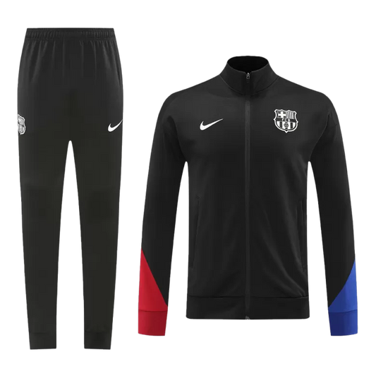 Fato de Treino FC Barcelona 2024-25 - Casaco sem Capuz