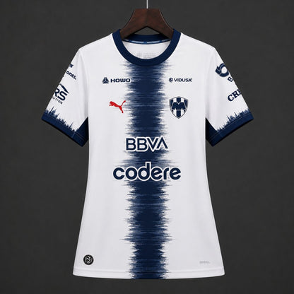 Camisola CF Monterrey 2026-27 Alternativa Branca Versão Mulher