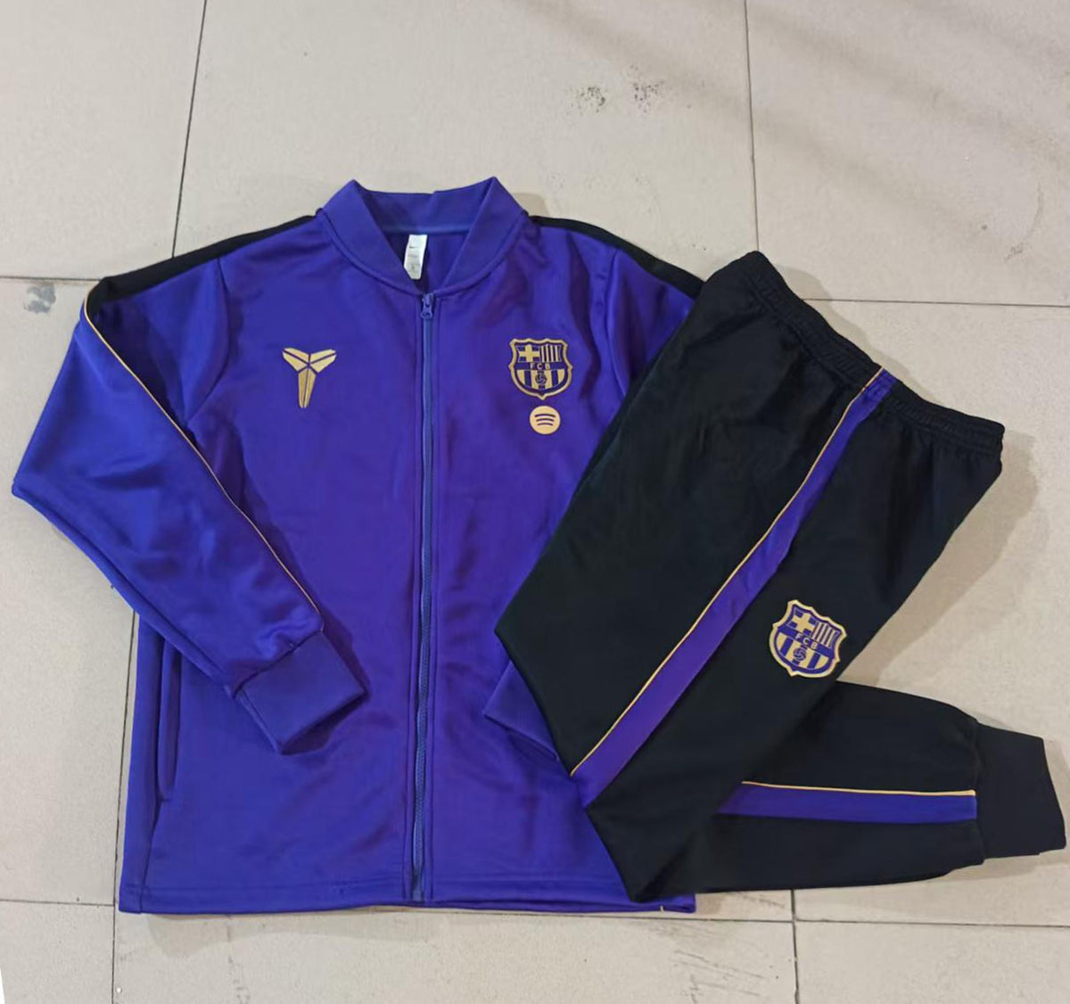 Fato de Treino FC Barcelona 2026-27 - Casaco sem Capuz