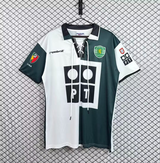 Camisola S.C.P. 2002-03 Alternativa Verde Versão Adepto